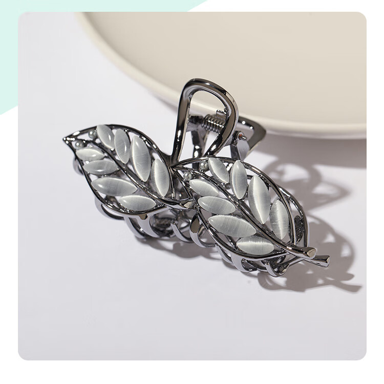 CHIMERA Leaf Hair Claw Clip, High-End Hairpin for Women, Shark Clip for Ponytails, Hair Accessory, Birthday Gift for Girls 10