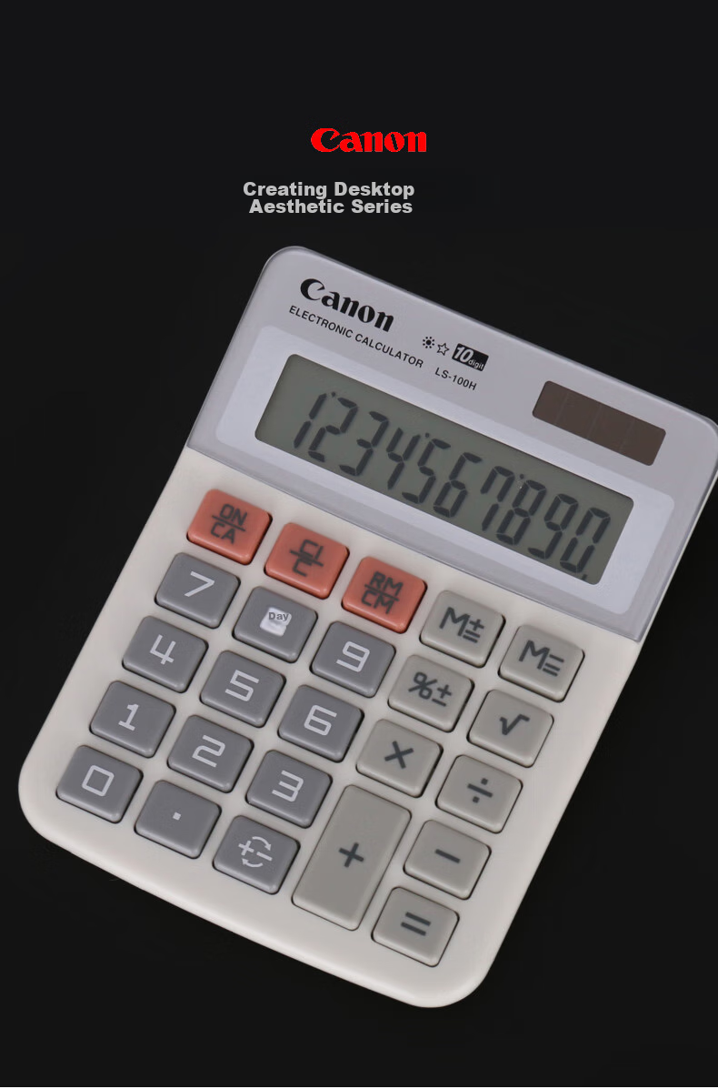 Canon LS-100H Financial Office Calculator, Desktop Stylish Creative Small Calculator 5