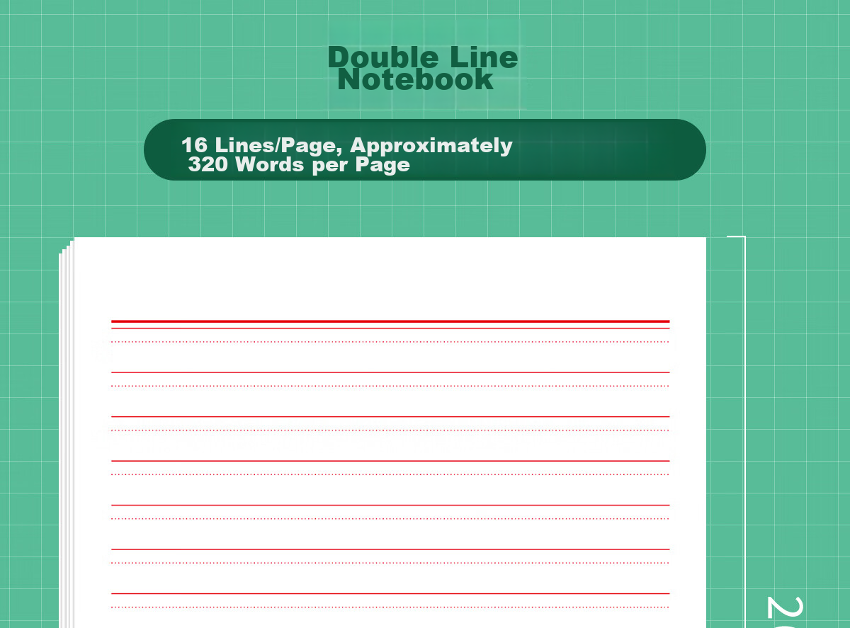 Liupintang Letter Paper, Application Form, Party Membership Application, College Student Notebook, Simple Writing Paper, Double-Lined Letter Paper, Specialized Paper, Horizontal Lined Paper, Thick Material Handwriting Paper 5