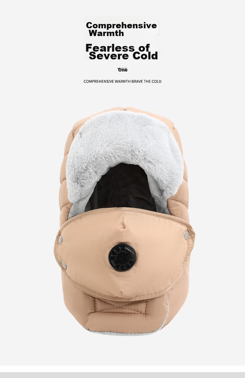 YUZHAOLIN Warm Lei Feng Hat, Winter Men's Fleece-Lined Hat, Women's Autumn And Winter Knitted Hat, Ear Protection, Mouth And Nose Cover, Cold-Proof Balaclava 13