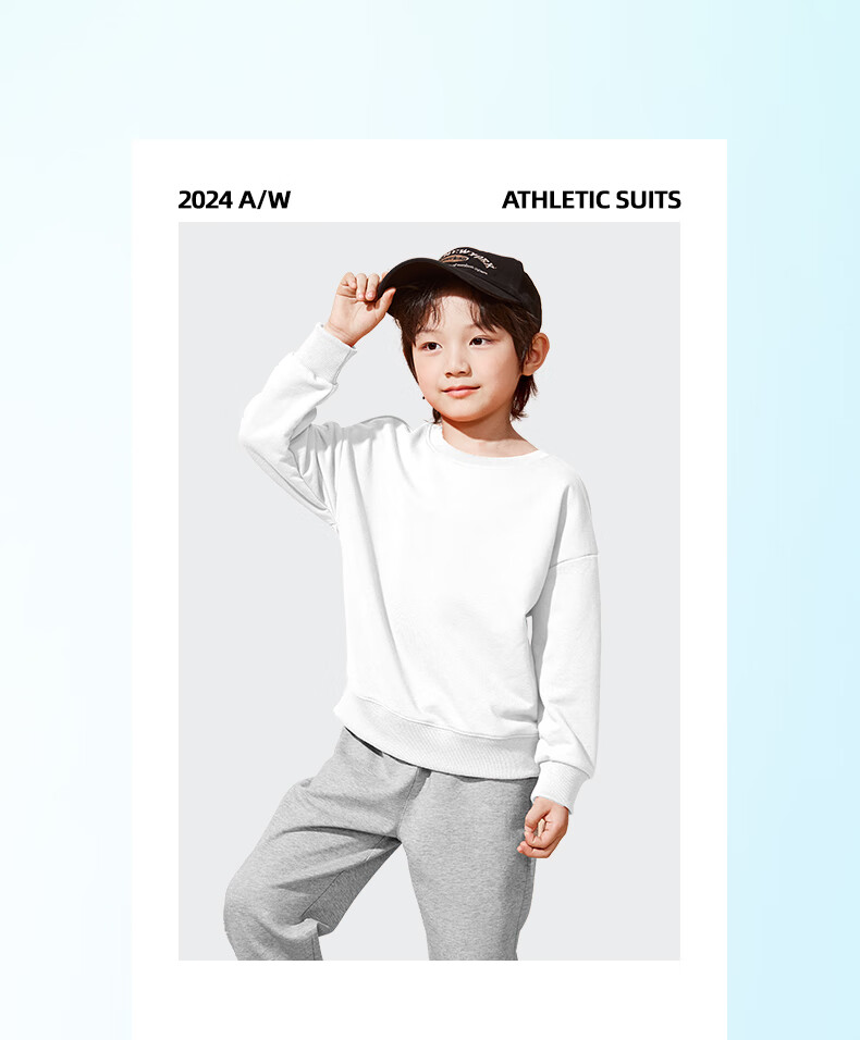 SNOOPY Boys' Autumn Outfit Set, 2026 Fashion Children's Sports Sweatshirt, Spring And Fall Casual Pants, Cartoon Clothing for Older Kids 9