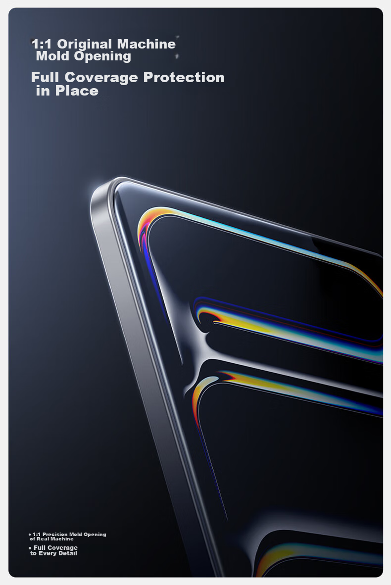 Shanmo Tempered Glass Screen Protector for IPad Pro 25/24 Inch [Automatic Dust Removal Quick Installation Box] Protective Film HD Tablet Screen Protector Full Coverage Shatterproof Anti-Fingerprint Ultra-Thi 12