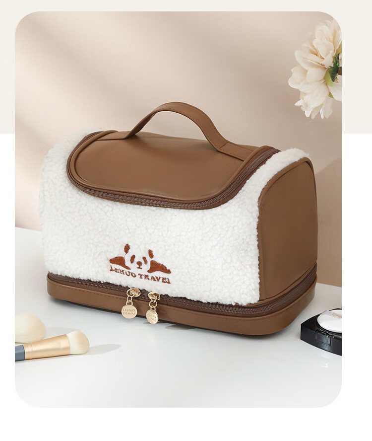 Lehuolvxing Portable Cosmetic Bag for Women, 2026 New Stylish Toiletry And Skincare Organizer, Large Capacity Waterproof Travel Set 21