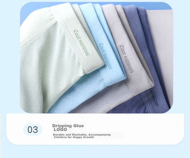 LangSha Children's Underwear, Boys' Ice Silk Thin Mesh Boxer Briefs for Summer, Mid to Big Kids' Shorts, Size 120 6