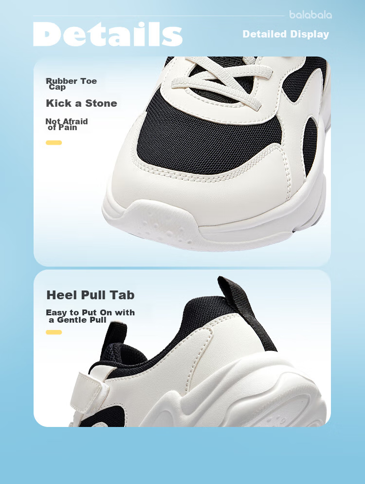BALABALA Children's Shoes, Boys And Girls Sports Shoes, Breathable Mesh Shoes, Autumn 2024, Lightweight Footwear, 208324140206 9