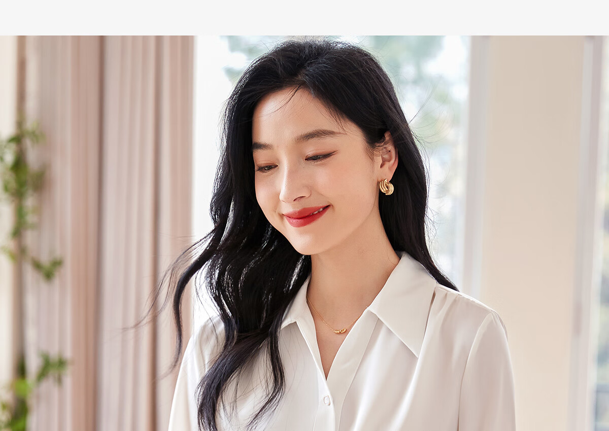 Chushen Spring Autumn Long Sleeve Shirt Women Professional Casual Commuter Lapel Versatile White Shirt S13JC2998 3