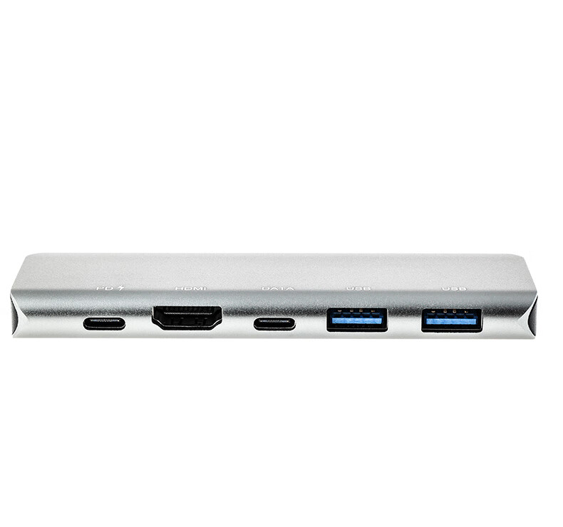 Youlianxing Five-In Type-C Expansion Dock, USB-C to HDMI And USB Hub Adapter, Laptop Converter, 4K60Hz Screen Mirroring Splitter 5