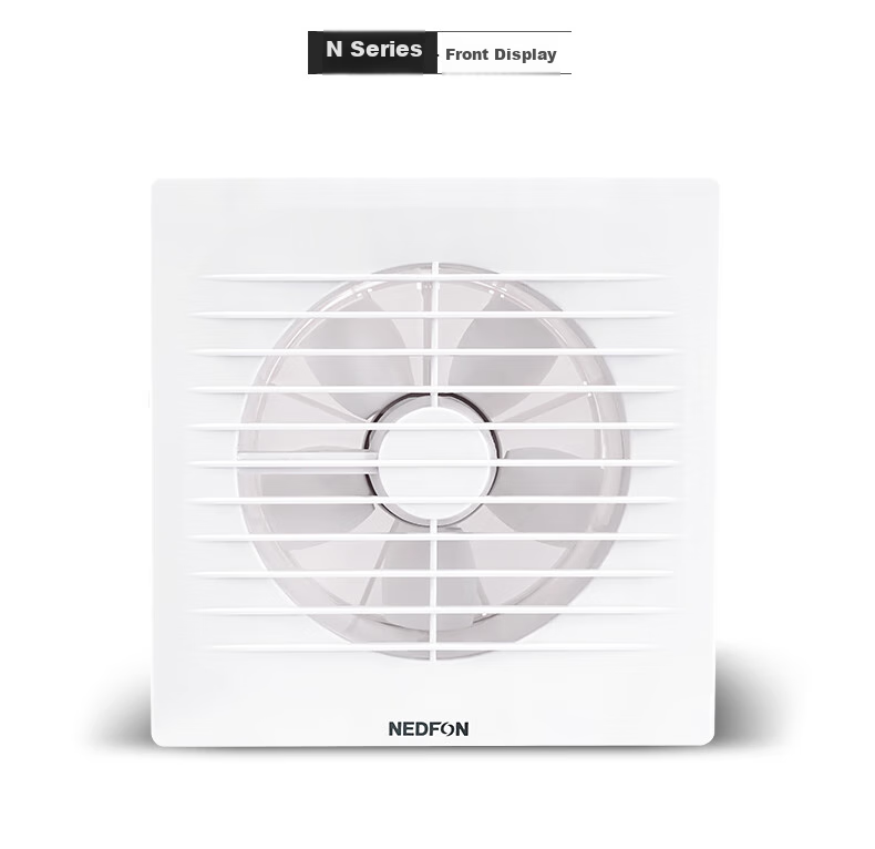 Nedfon APC15-2S Wall-Mounted Exhaust Fan, 6-Inch Round Hole Ventilator, Bathroom Air Exchanger, Window And Wall Kitchen Exhaust Fa 13