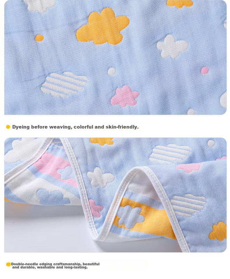 Nanjiren Baby Blanket, Pure Cotton Children's Quilt, Gauze Coverlet, Baby Bath Towel, Kindergarten Air Conditioning Quilt 11