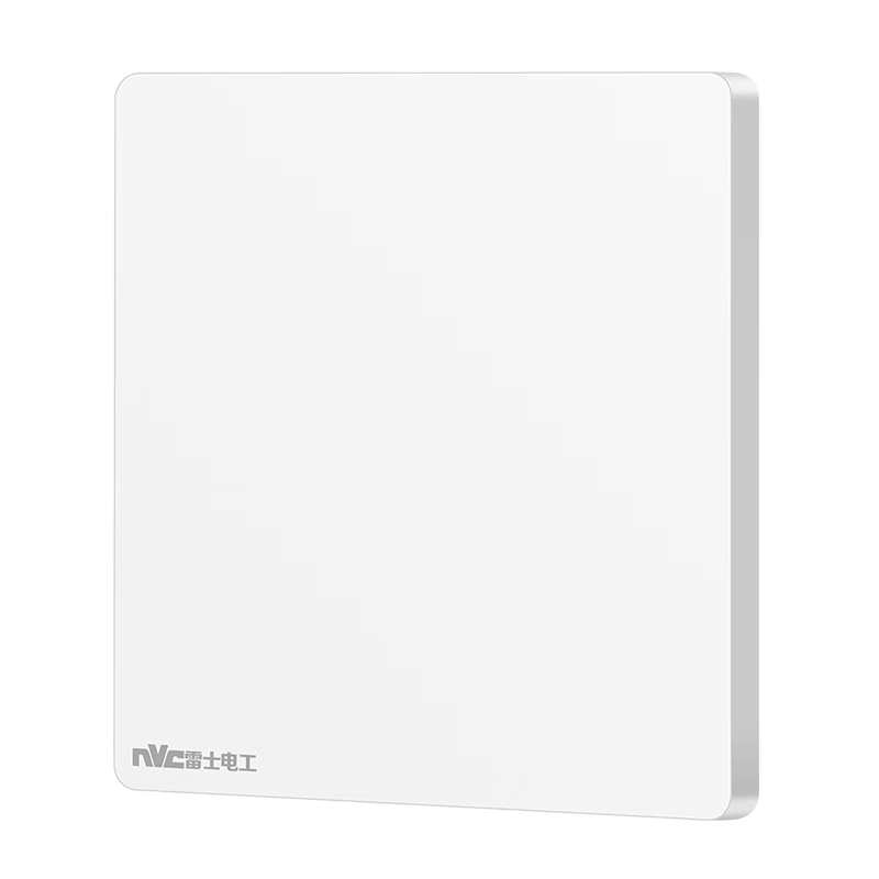 NVC Lighting Electrical Switch Socket Splash-proof Box Panel White 86 Panel Ultra-thin Socket Panel N29 White