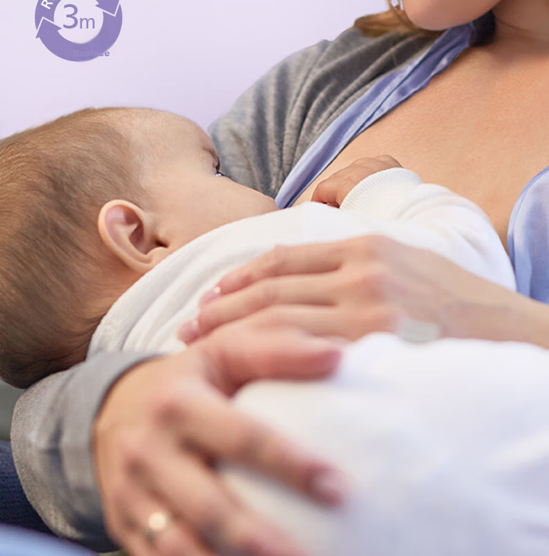 AVENT Philips AVENT Wide-Neck Natural Soft Nipple for Newborns And Infants, 3-6 Months, Imported Pair 25