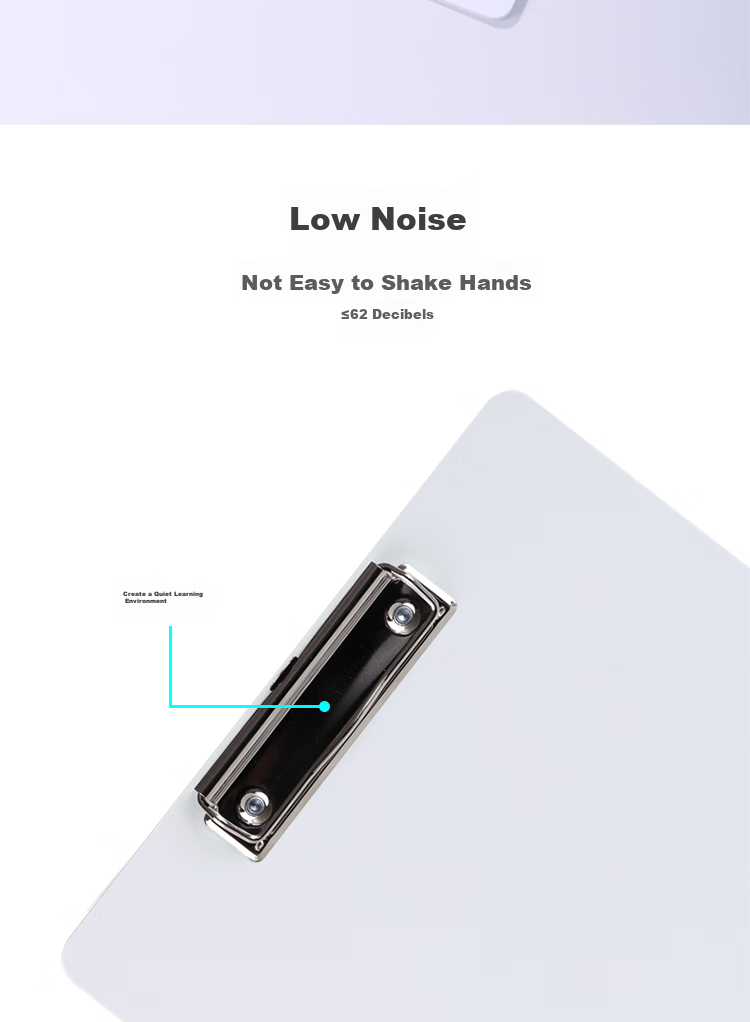 Deli A4 Clipboard, Metal Strong Clip Plastic File Folder, Factory Writing Pad Office Study Supplies, Blue, 5310AS 4