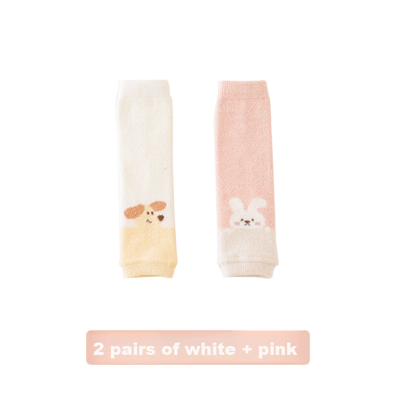 LAXIALIYA Baby Knee Socks, Infant Long Socks, Leg Protectors for Girls And Boys, Slouchy Socks, Crawling Socks, Thick Diaper Changing Socks for Autumn And Winter