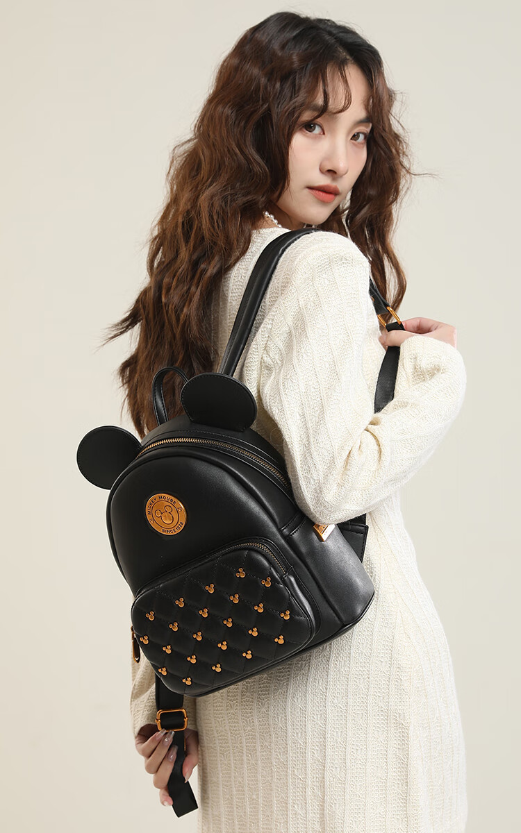 Disney Mickey Mouse Backpack for Women, Fashionable Teenage Girl Backpack, Birthday Gift Box Set for Girls 21