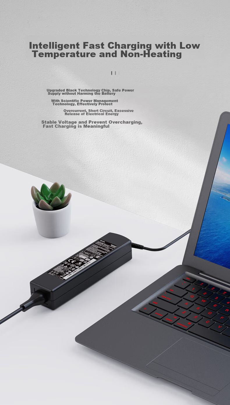 Elei Lenovo Laptop G470 G475 Z480 E49 G485 Y470 Y480 Z475 B475 Laptop Power Adapter, 20V 4.5A Power Cord, 90W 4