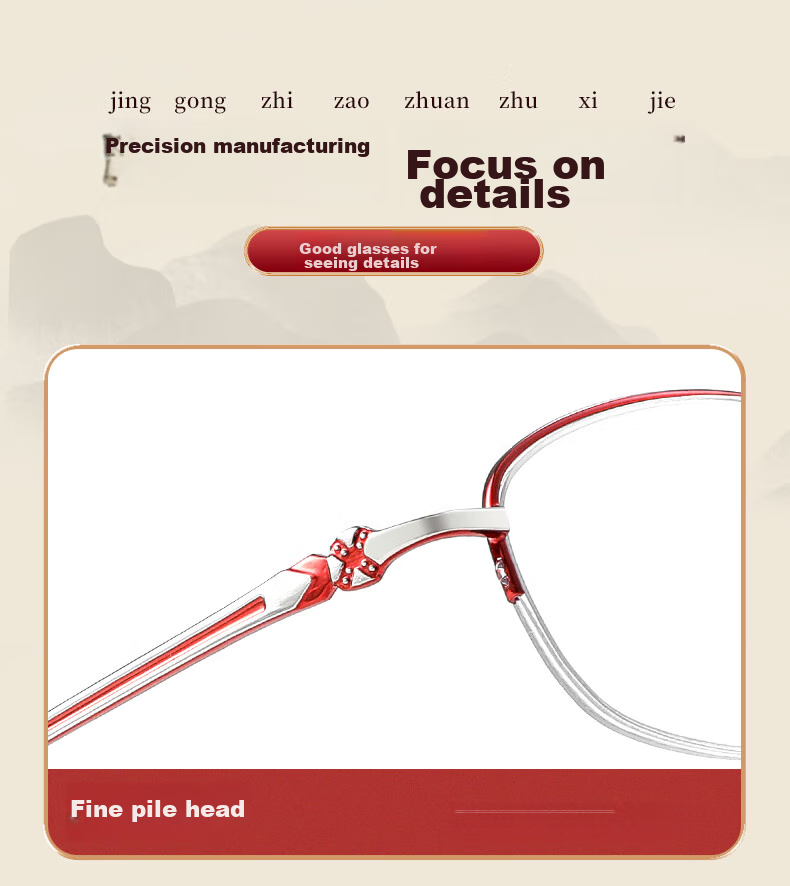 LESCA LUNETIER Reading Glasses for Women, Anti-Blue Light Radiation, High-Quality Genuine Product, High-Definition Presbyopic Glasses for Middle-Aged And Elderly, Fashionable Reading Glasses 21