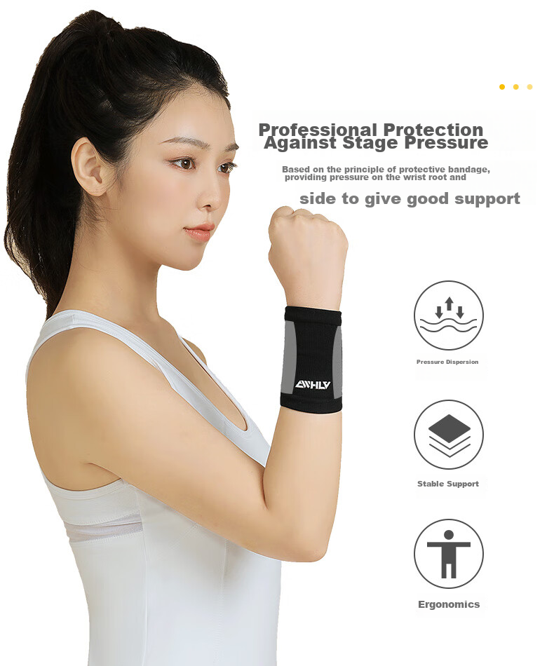 D&M Summer Sports Wristband for Fitness, Men And Women, Wrist Training, Basketball, Badminton, Tennis, Volleyball, Lightweight Japanese Import 6