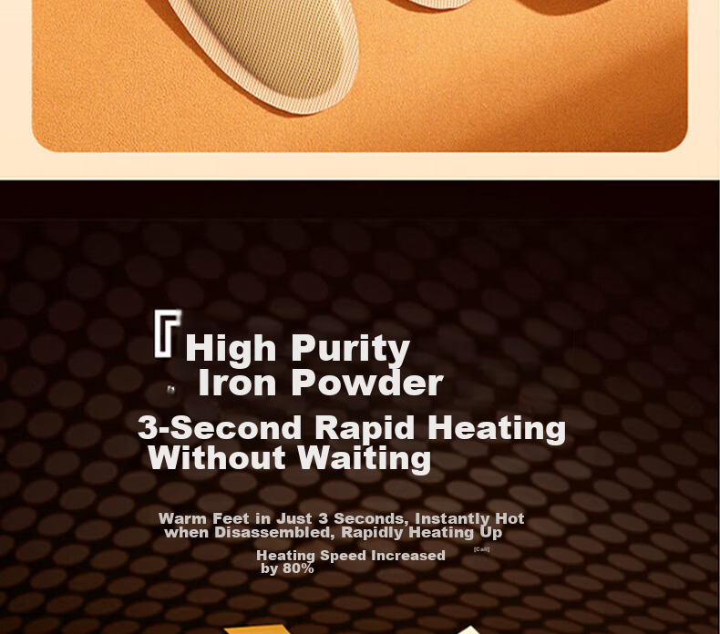 Cigeman Heated Shoe Insoles [20 Pieces], Foot Warmer, Warm Foot Pad, Foot Warmer Patch, Cold-Proof, Warmth Retention, Suitable for Men And Wome 8