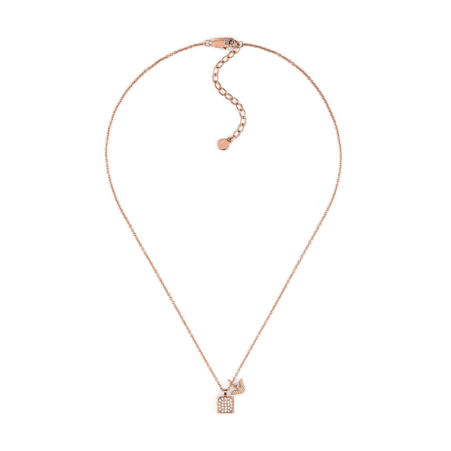 EMPORIO ARMANI Women's Necklace, Magic Cube Logo Series, Birthday Gift for Girlfriend, EGS3084221