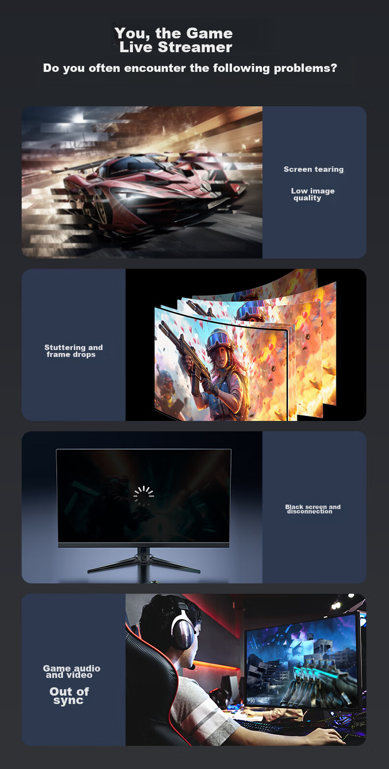 Acasis Video Capture Card, 4K 30Hz Loop-Out Low Latency, Suitable for Sony Canon Cameras, DJI Switch/PS5/NS Computer Games, Live Streaming, Douyin Recording, VC-005 2