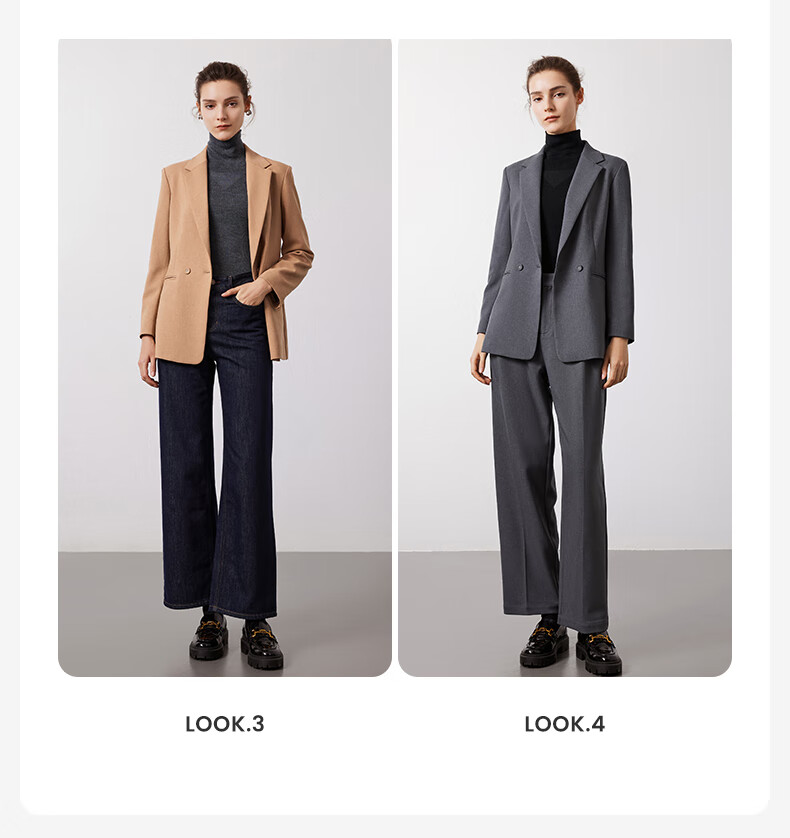 Navigare Women's Commuter Casual Blazer, Simple And Elegant Work Suit Jacket 2331804506 11