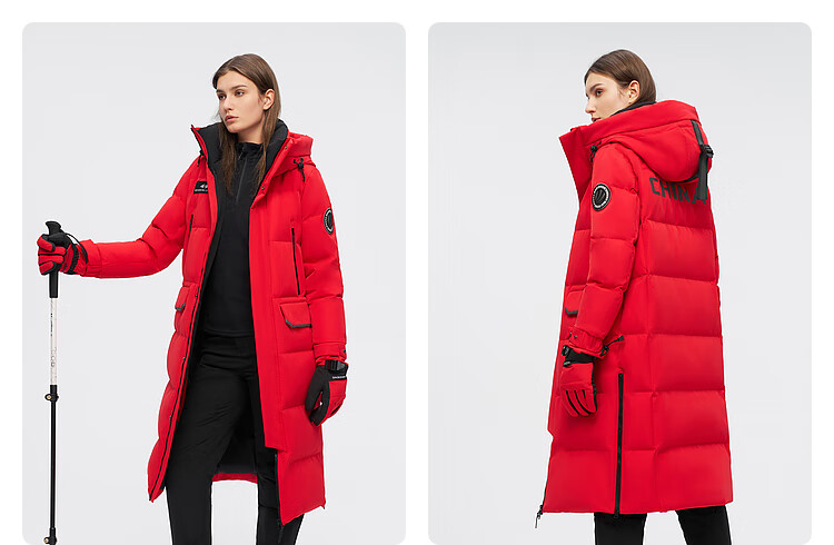 BOSIDENG [Guan Aideng Style] Extreme Cold Goose down Jacket for Men And Women, Couples Matching Long Hooded Warm Coat 41
