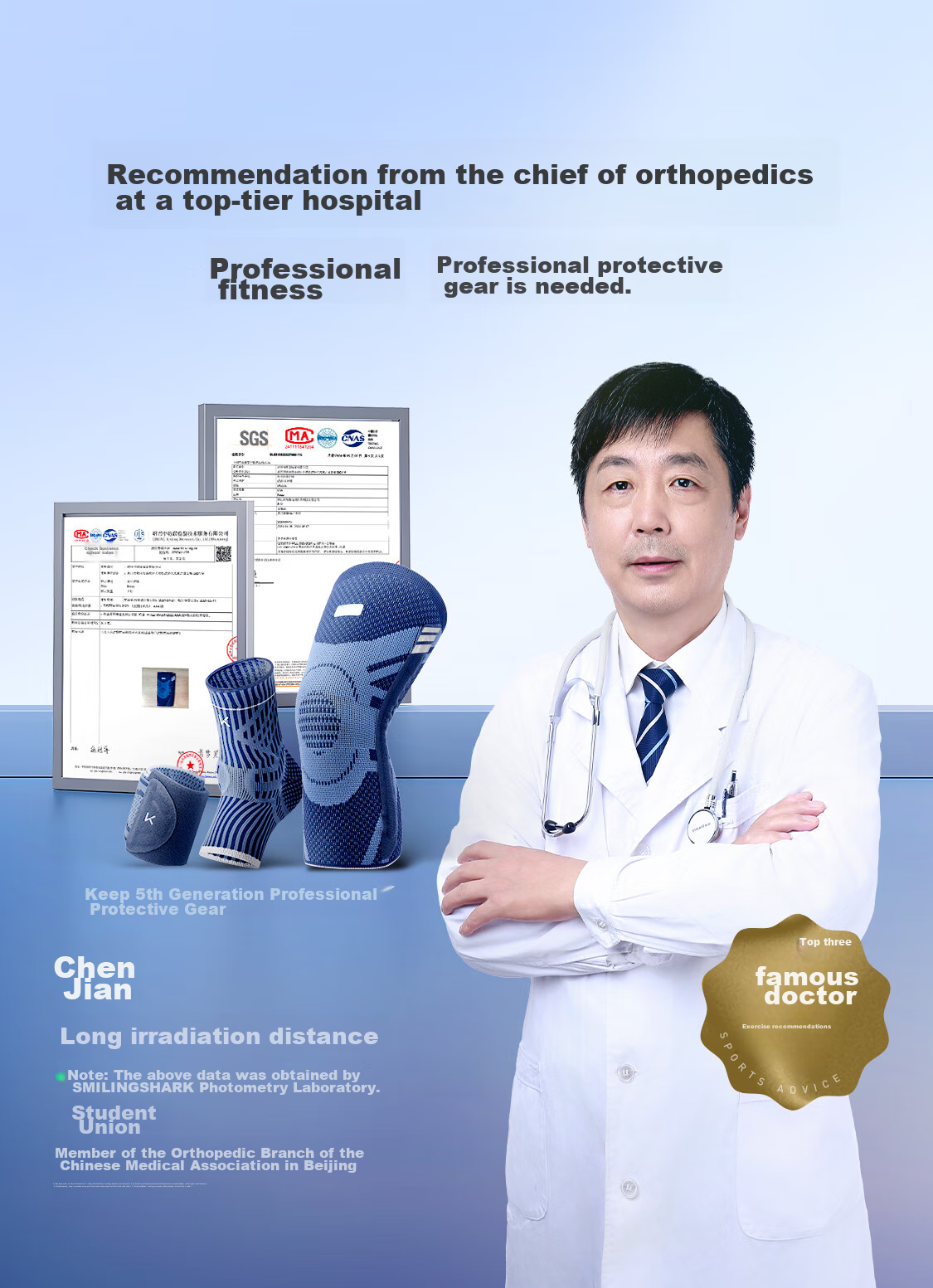 Keep Comfortable Functional Knee Brace Meniscus Protection for Running, Badminton, Basketball Support Synovitis Brace K-Rox 1