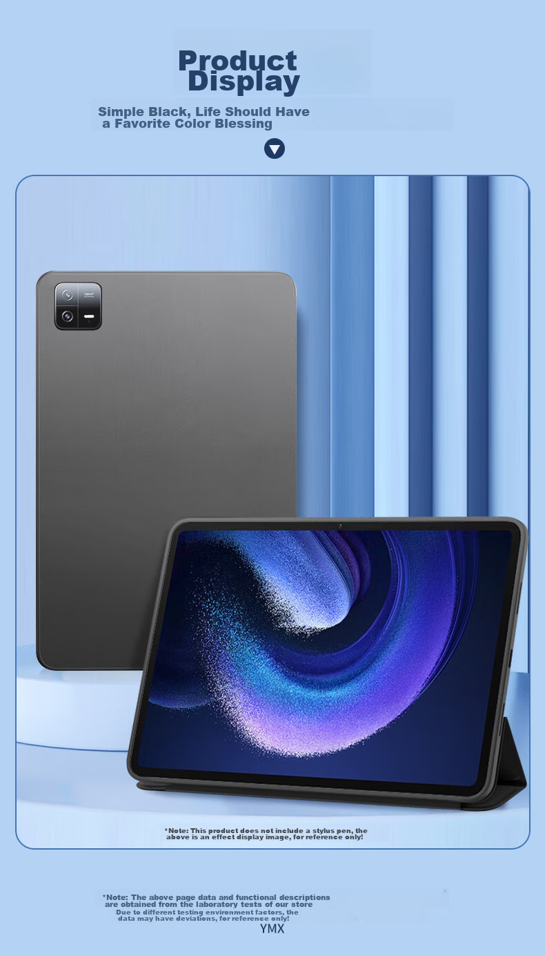 Kulefeng Compatible with Xiaomi Pad 7S Pro 12.5-Inch Protective Case, Xiaomi Pad 7S Pro 12.5-Inch Anti-Bend Shockproof Full Coverage Smart Leather Case, Tri-Fold Universal Fit 15