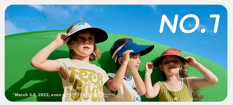 Kocotree Children's Sun Protection Hat, UV-Resistant Wide Brim Summer Baby Sun Hat, Boys And Girls Fisherman Sun Hat 4