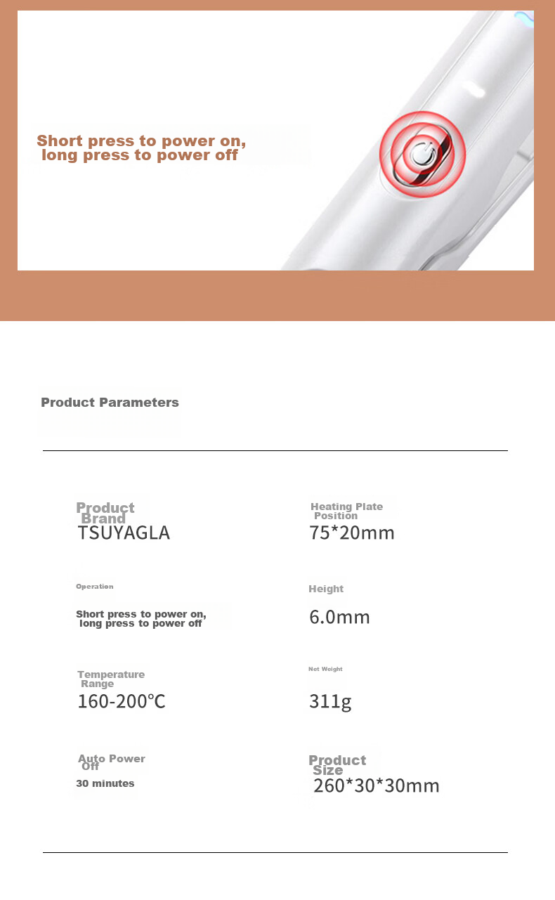 TSUYAGLA Mini Portable High Crown Corn Silk Hair Curler, Negative Ion Hair Root Volumizing Tool, Girlfriend Birthday Gift TM20 Pink 13