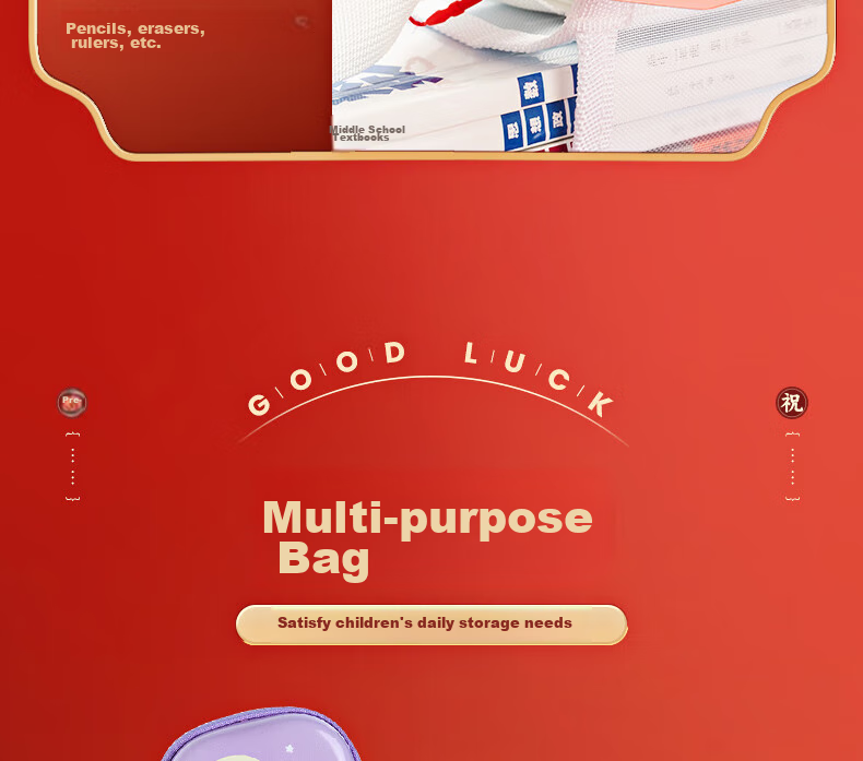 M&G Tutoring Bag, Double-Layer Mesh, Large Capacity, Multifunctional Handbag, Art Storage Bag, for Postgraduate Entrance Exam And Civil Service Exam, Book Carrier AGW910D3, 1 Piece 11