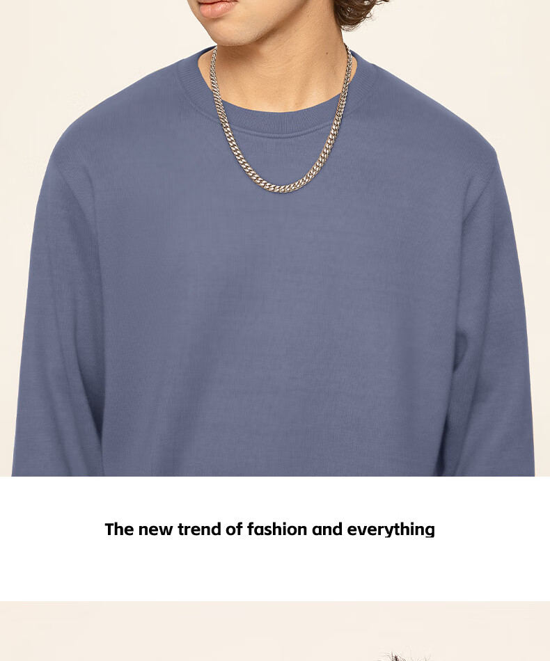 GENIOLAMODE [Endorsed by Ao Ruipeng] Men's Winter Warm Round Neck Base Layer Knit Sweater Khaki L 12