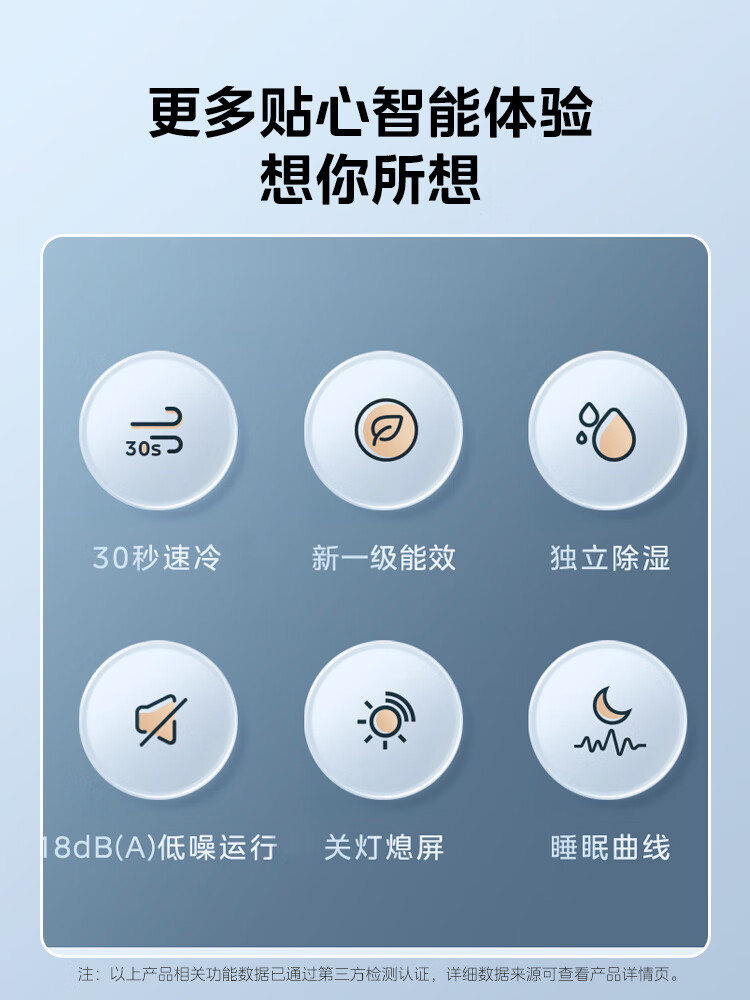 美的（Midea）空调 大1匹 酷省电 新一级能效 变频冷暖  壁挂式空调挂机 智能家电 KFR-26GW/N8KS1-1