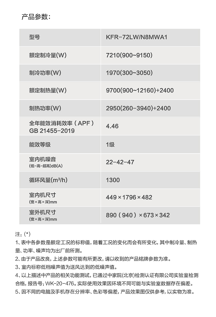 38155-美的(Midea) 新一级 舒适星 无风感 智能家电 变频冷暖 大3匹客厅圆柱空调立式柜机 KFR-72LW/N8MWA1以旧换新-详情图