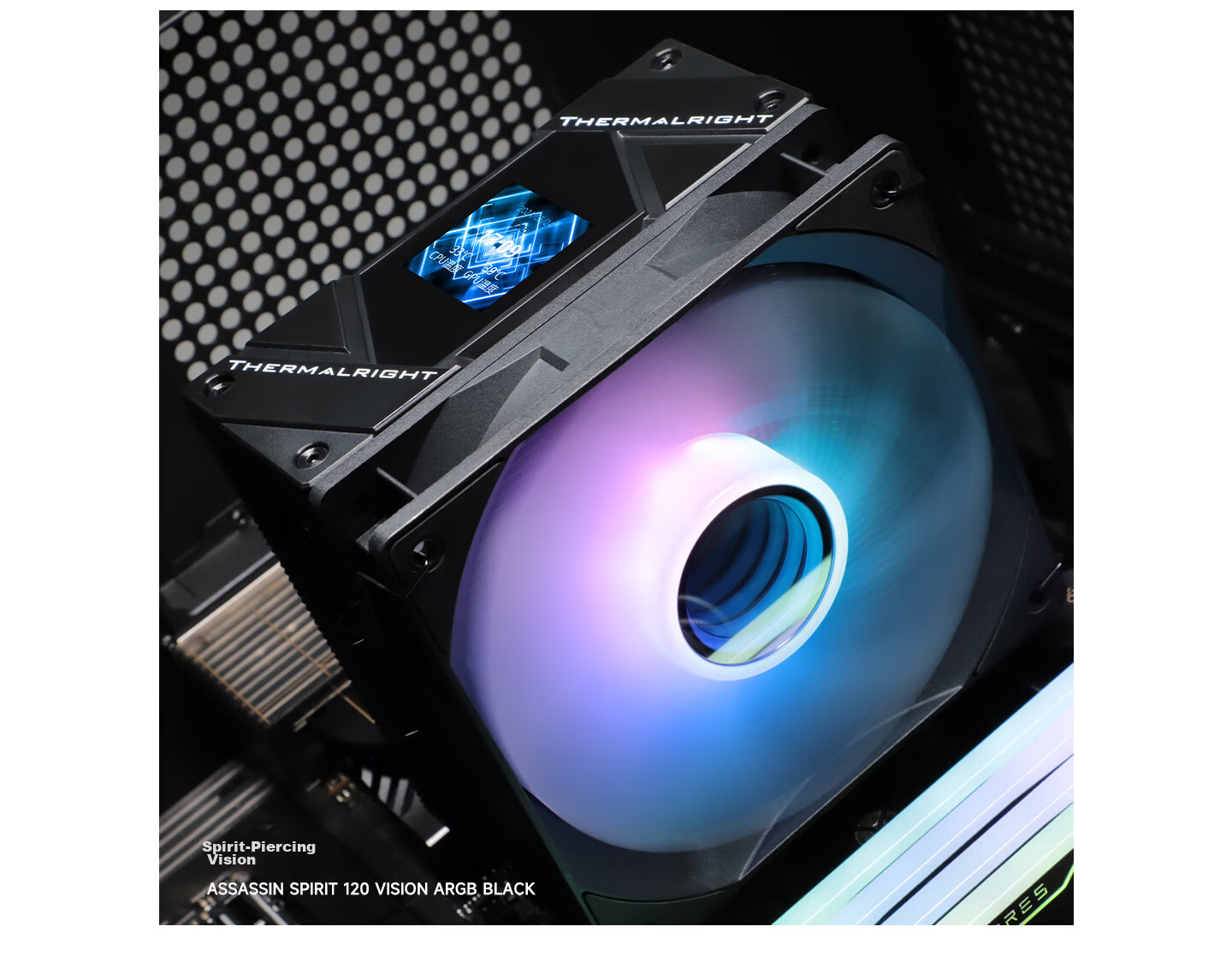Thermalright Assassin Spirit 120 VISION ARGB BLACK CPU Air Cooler AS120 VISION ARGB BLACK 22