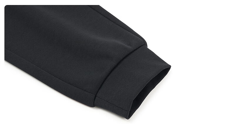 ERKE Kids Unisex Children's Knit Long Pants Sports Pants Black 150 28