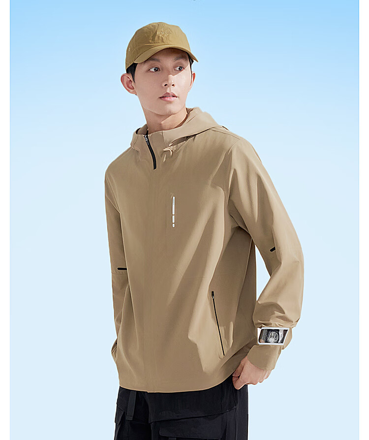 BOSIDENG Men's Summer Outdoor Fishing Sun Protection Jacket Water-Repellent UV Protection Breathable Cooling Pullover 4