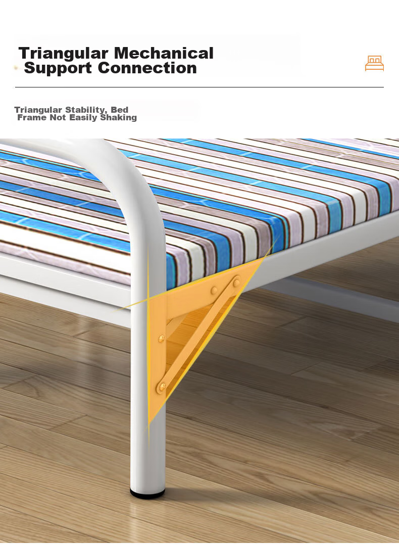 Quanpinwu Folding Bed, Single Bed, Nap Bed, Simple Portable Bed for Rental Apartments, Hospital And Home Use, Accompanying Bed, Camp Bed 10