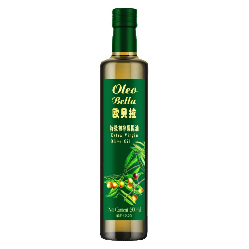 欧贝拉（Oleo Bella）【保真橄榄油】欧洲原油进口特级初榨橄榄油 500ml 炒菜食用油