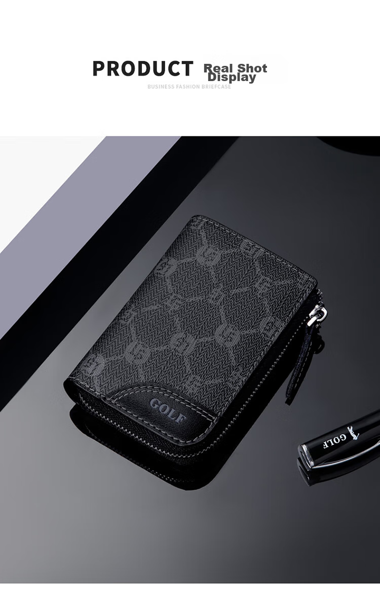 GOLF Multi-Card Holder for Men, Bank Card Holder, Coin Purse, Card Case, Business Card Holder, Gift Box Set, Present for Boyfriend 15
