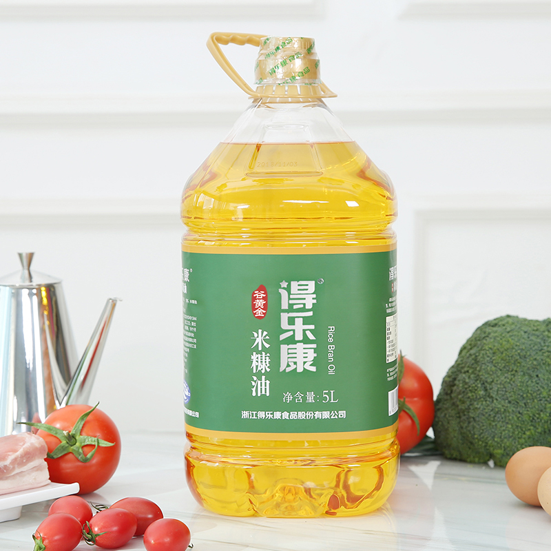 得乐康 谷黄金稻米油5L 可生食食用油米糠油 富含谷维素 企业团购