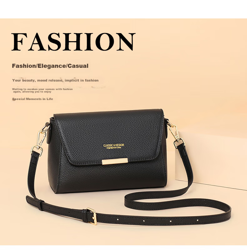 Viney Women's Handbag, Cowhide Crossbody Bag, Shoulder Bag for Middle-Aged And Young Fashionistas, Practical Birthday And Mother's Day Gift for Mom 7