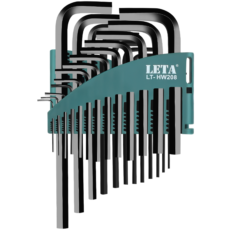 LETA 25-Piece Hex Key Wrench Tool Set Metric and Imperial Hex Screwdrivers LT-HW208
