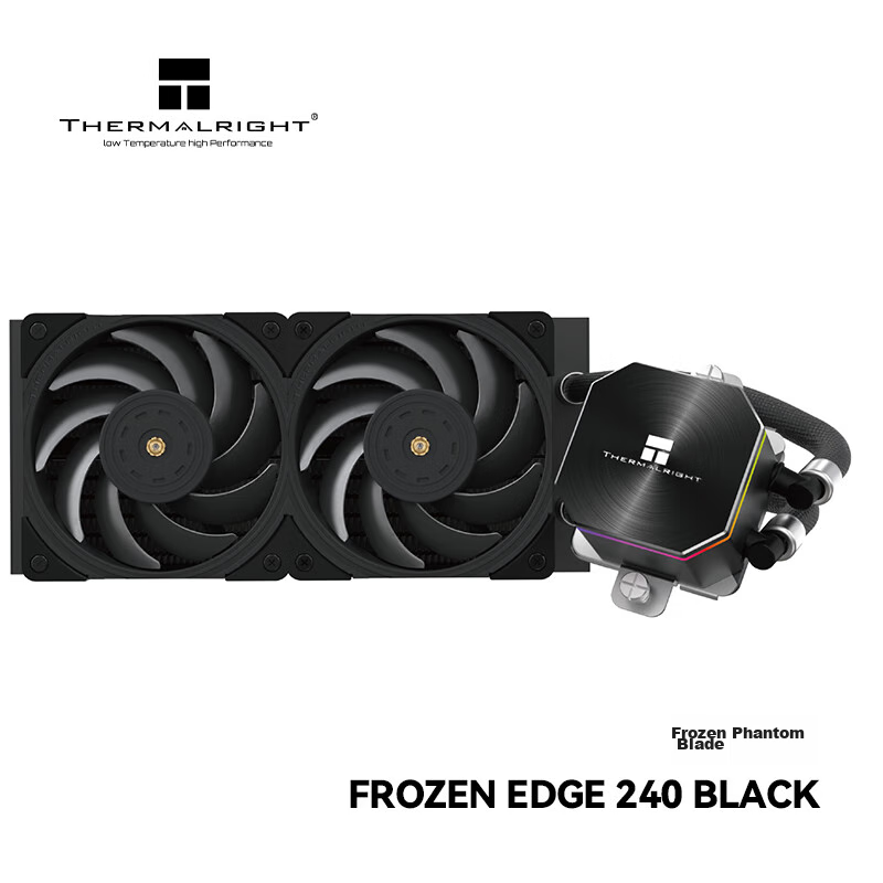 Система охлаждения Thermalright Frozen Edge 240 BLACK, жидкостный охладитель CPU, металлическая пластина, FE240 BLACK