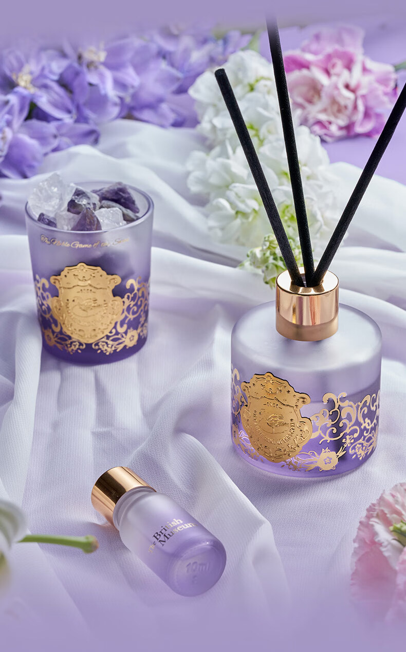 Dayingbowuguan Birthday Swan Lavender Mist Diffuser Crystal Stone Bedroom Fragrance Gift Box for Men And Women, Back-To Mid-Autumn Festival Gift 4
