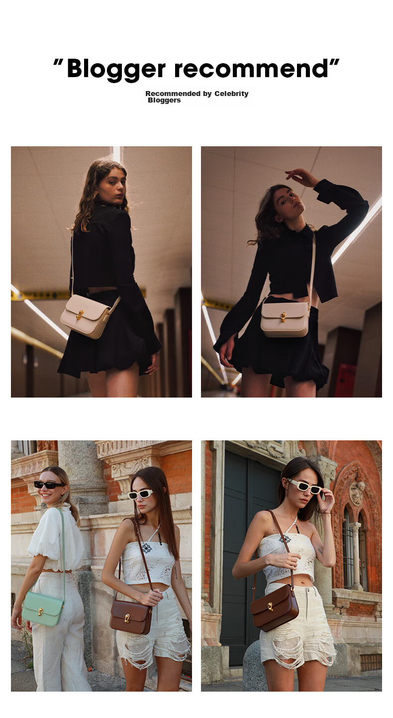 La Festin [Cheng Xiao's Choice] Women's Handbag, Planet Bag, Shoulder Crossbody Underarm Small Square Bag, Birthday Gift for Wome 4