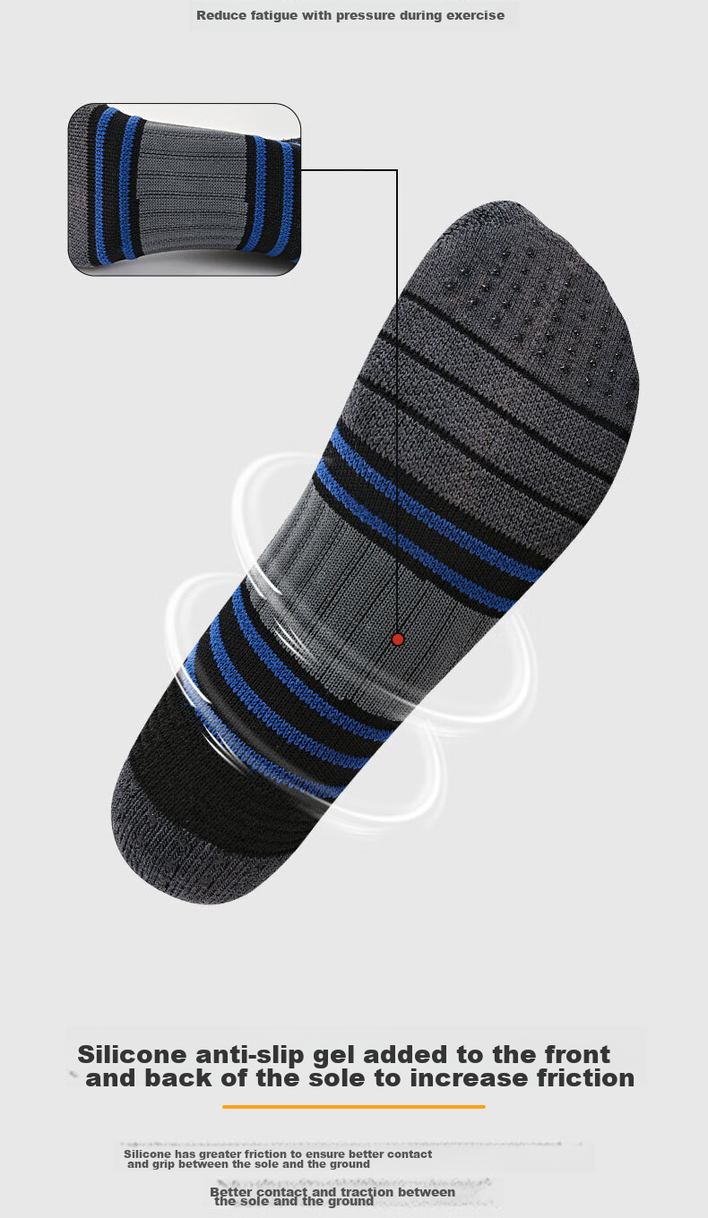 JOMA Mid-Calf Sports Socks Breathable Sweat-Wicking Durable Running Training Basketball Badminton Socks Black One Size Fits All 18