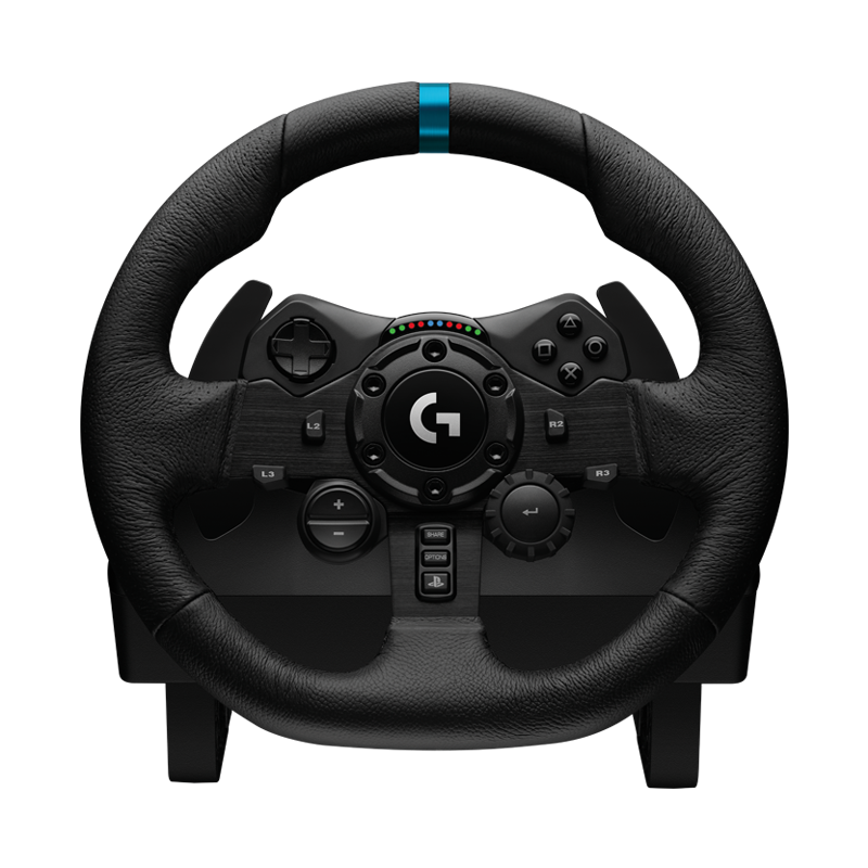 G G923 High-Resolution Force Feedback Technology Game Steering Wheel And Pedals, Racing Simulation Driving PC/PS4/PS5 Horizon 4 Okami 2 TUREFORCE