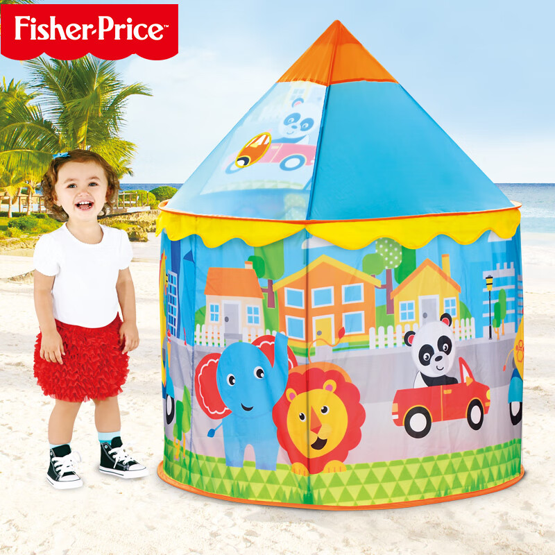 Детский игровой домик-палатка Fisher-Price, игровой домик для дома и улицы, подарок на Новый год