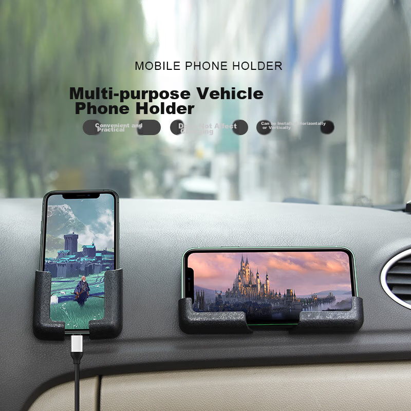 Dijialun Adjustable Width Car Phone Holder, Movie And TV Entertainment Navigation Car Phone Mount, Center Console Seat Backrest Armrest Box Car Door Phone Stand